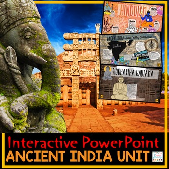 Preview of Ancient India PowerPoint and Google Slides | Google Classroom Activities