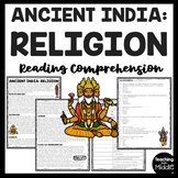 Ancient India Religion Reading Comprehension Worksheet