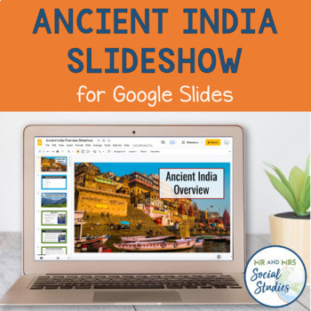 Preview of Ancient India Slideshow with Guided Notes | Ancient India PowerPoint Slides