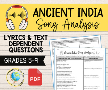 Preview of Ancient India Song Analysis