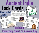 Ancient India Task Cards Activity (Buddhism, Hinduism, Cha