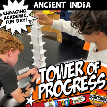 Preview of Ancient India Tower of Progress Primary Source Reading Passage Activity