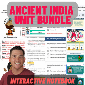 Preview of Ancient India Unit Bundle (grades 6-7)