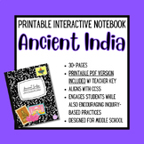 Ancient India Unit Interactive Notebook (PDF Printable Resource)