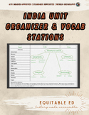 Ancient India: Unit Organizer & Vocab. in Context Stations