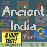Ancient India Test! 33 questions to accompany India Unit f