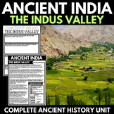 Ancient India Unit - The Indus Valley Unit Activities - Pr