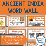 Ancient India Word Wall