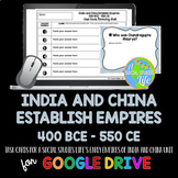 Ancient India and Ancient China Task Cards 