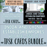 Ancient India and Ancient China Task Cards BUNDLE