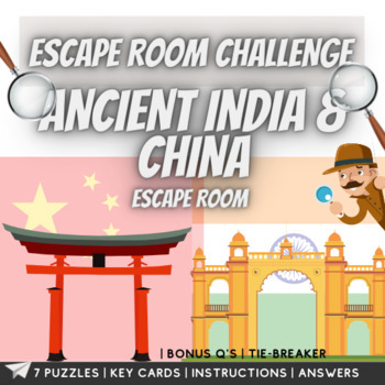 Preview of Ancient India and China Escape Room