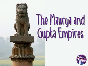 Preview of Ancient India's Maurya and Gupta Empires PowerPoint