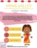 Ancient Indus Valley Civilization Choice Board