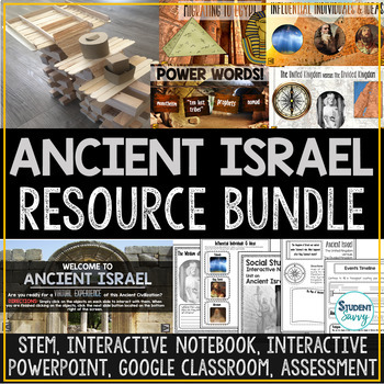 Preview of Ancient Israel Activities - Israel Unit Bundle King Solomon Curriculum Map