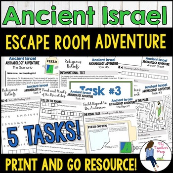 Preview of Ancient Israel Escape Room Style Adventure