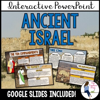 Preview of Ancient Israel Interactive PowerPoint Notes (Google Slides Compatible)