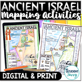 Ancient Israel Map Activity World Mapping Project Workshee