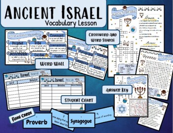 Preview of Ancient Israel Vocabulary Lesson