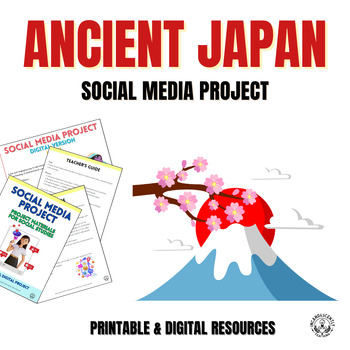 Preview of Ancient Japan Social Media & Gallery Walk Project with Digital Resources
