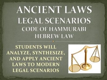 Preview of Ancient Laws: Code of Hammurabi Legal Scenarios