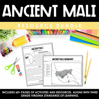 Preview of Ancient Mali (Empire of Mali) Activities | Printables and Resources | VA SOLs