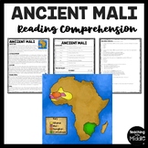 Ancient Mali in Africa Informational Text Reading Comprehe