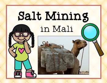 Preview of Ancient Mali Salt Mining - I See, I Think, I Wonder Activity - FREEBIE