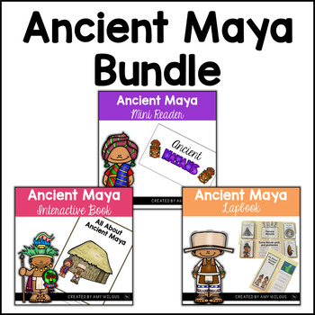 Preview of Ancient Maya Activities: Simple, Primary Ancient Civilization BUNDLE