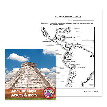 Preview of Ancient Maya, Aztecs & Incas: Ancient Americas Map - BONUS WORKSHEETS