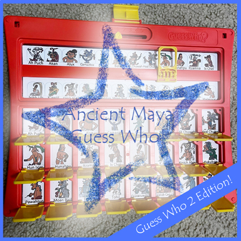 Preview of Ancient Maya Guess Who Cards! (New Edition)