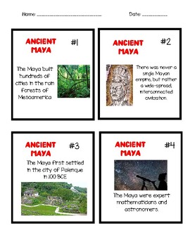 Preview of Ancient Maya Scavenger Hunt
