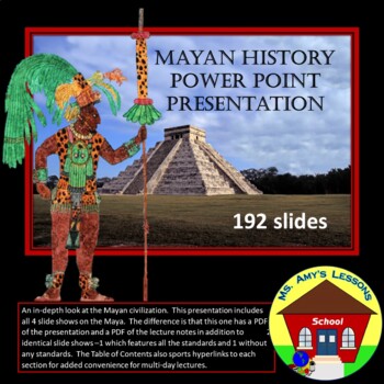 Preview of Ancient Mayan Civilization PowerPoint Presentation Bundle
