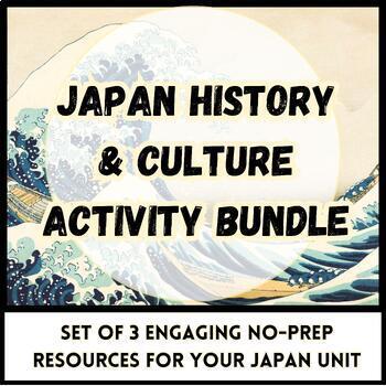 Preview of Japan Bundle: 3 Japan History Activities For Your Ancient & Medieval Japan Unit
