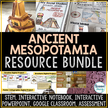 Preview of Ancient Mesopotamia Activities Resource Bundle - Curriculum Map - Projects