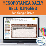 Ancient Mesopotamia Bell Ringers for Google Drive | Bell Work
