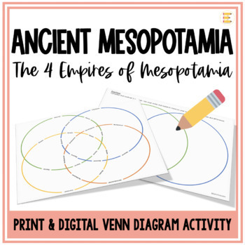 Preview of Ancient Mesopotamia Empires - FREE Venn Diagram Activity