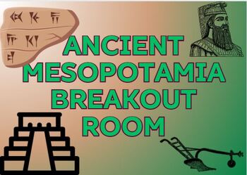 Preview of Ancient Mesopotamia Escape Room-DIGITAL/ IN PERSON OPTIONS