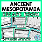 Ancient Mesopotamia Escape Room Stations - Reading Compreh