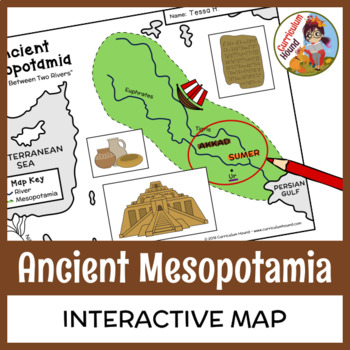 Preview of Ancient Mesopotamia Map | FREE!