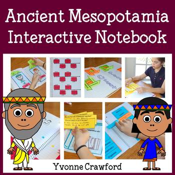 Preview of Ancient Mesopotamia Interactive Notebook with Scaffolded Notes & Guided Notes