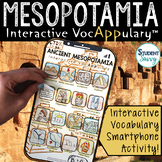 Ancient Mesopotamia Vocabulary Activity Word Wall 6th Grad