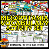 Ancient Mesopotamia Interactive Vocabulary -Both Paper & G