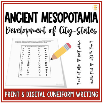 Preview of Ancient Mesopotamia Life in Sumer FREE Cuneiform Writing - Ancient Civilizations
