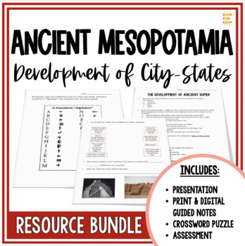 Preview of Ancient Mesopotamia Life in Sumer Lesson Bundle - Ancient Civilizations