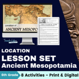 Ancient Mesopotamia Location and Geography Lesson Set