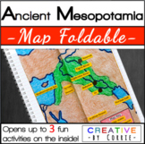 Ancient Mesopotamia Map Foldable for Interactive Notebooks