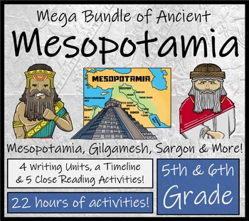Preview of Ancient Mesopotamia Mega Bundle of Activities | 5th Grade & 6th Grade