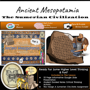 Ancient Mesopotamia: Part 3 - The Sumerian Civilization | TPT