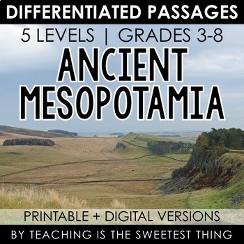 Preview of Ancient Mesopotamia: Passages - Distance Learning Compatible
