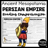 Ancient Mesopotamia Persian Empire Reading Comprehension
